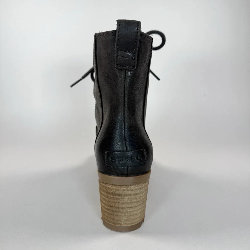 Sorel Womens 8.5 Waterproof Leather Lace Up Ankle‎ Boots Brown NL3715 NWT